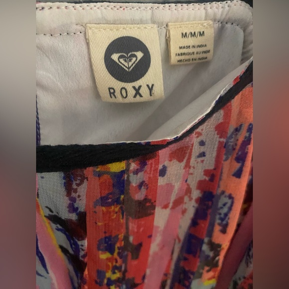 ROXY cami pleated multicolored M - Picture 2 of 5
